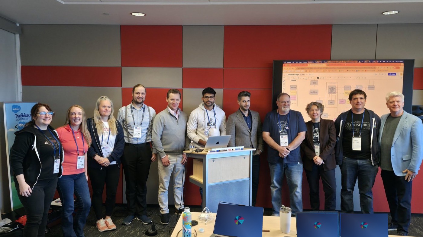 Speakers and organizers of Architect Dreamin' Americas 2026 standing together in a meeting room